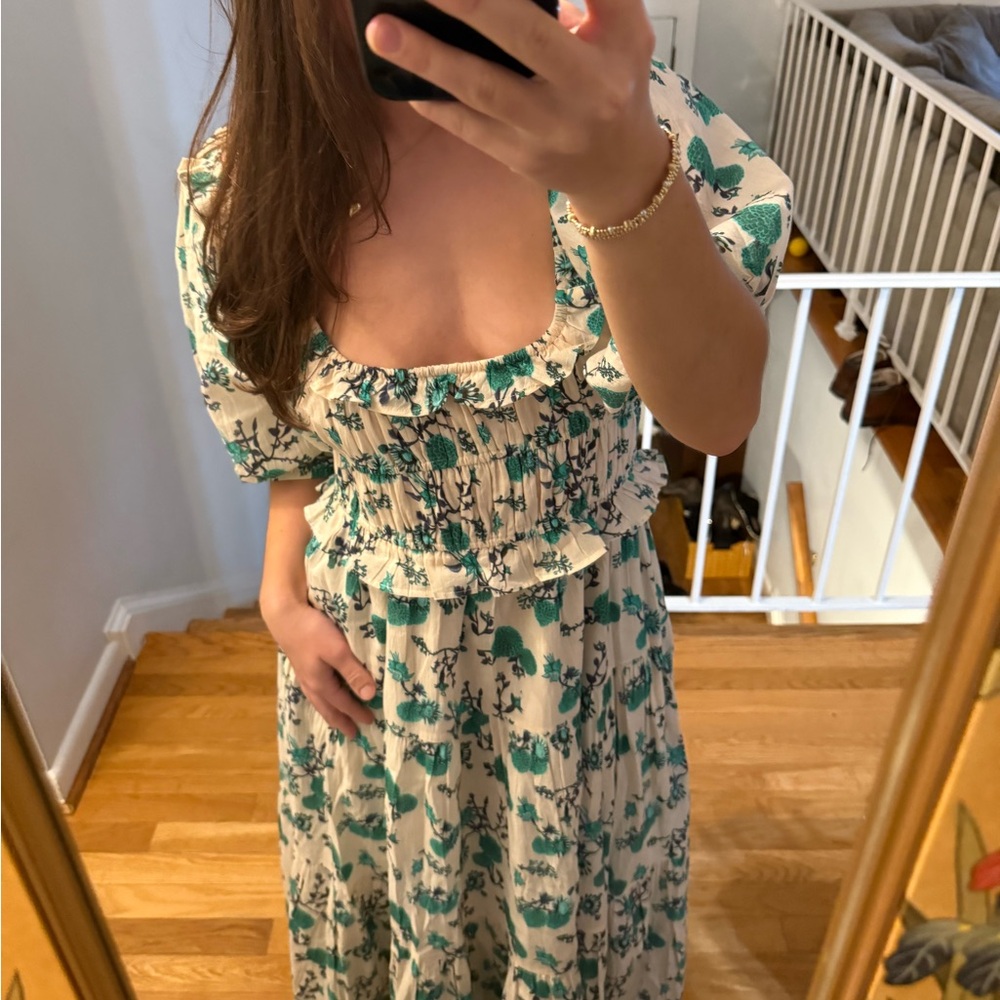 Floral Smocked Dress